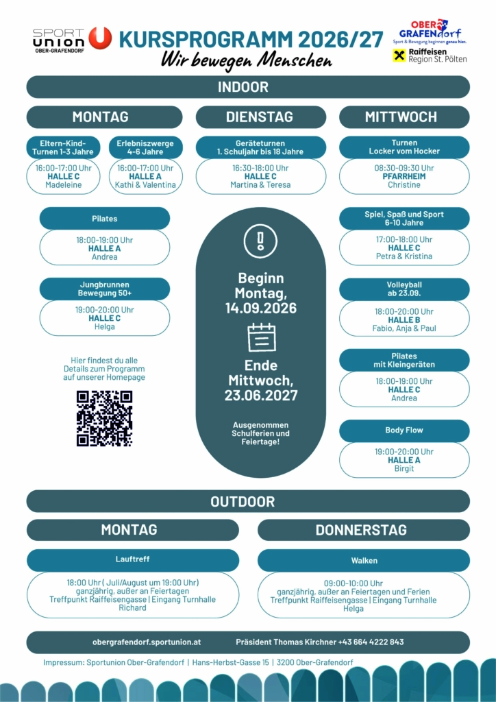 Sportunion Programm 2026_27