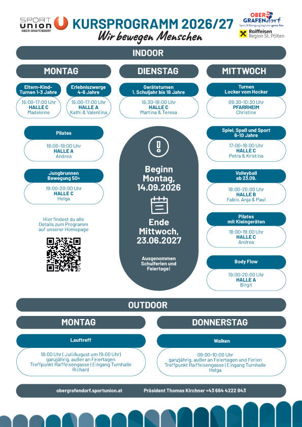Sportunion Programm 2026_27